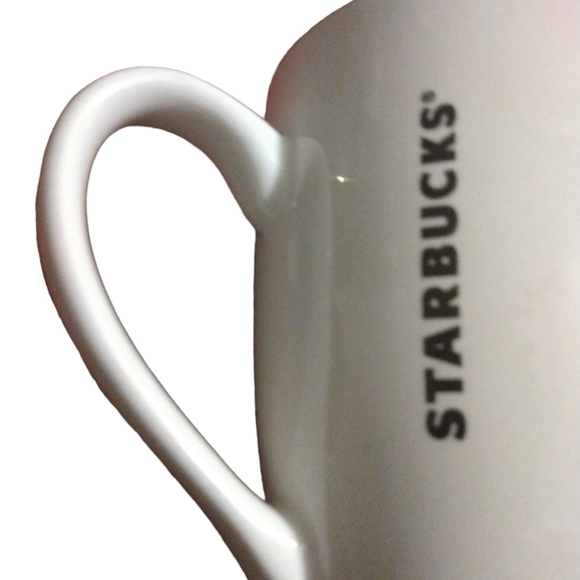 Starbucks 2011 Mug White w. Classic Green Brand ICon w. Vertical "Starbucks" - Picture 4 of 8